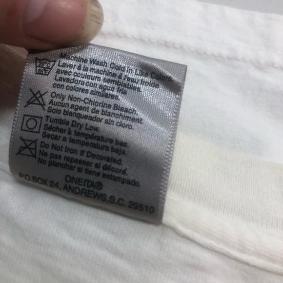 John Lennon Estate Art Tee double sided, large image on back Oneita Tag Cotton - Picture 7 of 16